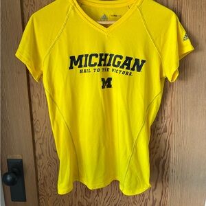 U of Michigan Adidas Tech Tee - Size S